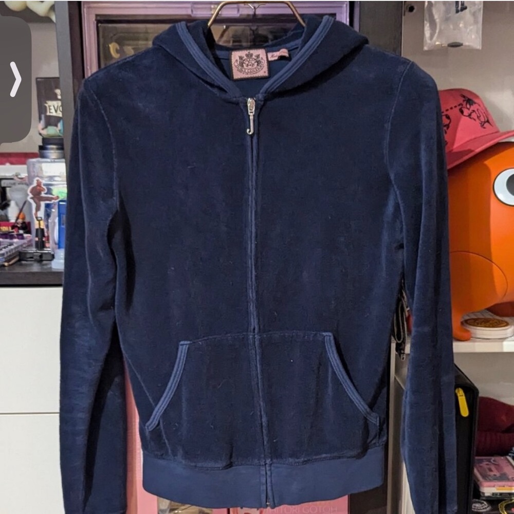 Juicy Couture Deep Blue Zip-Up Jacket